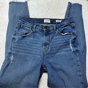 Kensie Jeans 10 True Vintage High Rise Skinny Leg  Distressed Holes, 6 / 28
